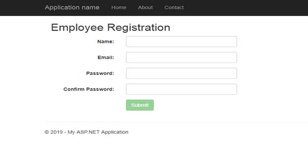 Implement Registration Page In Angular With MVC